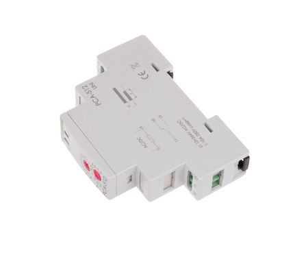 Przekaźnik czasowy opóźnione wyłączenie 1P 10A 0,1sek-576h 12-264V AC/DC F&F PCA-512UNI