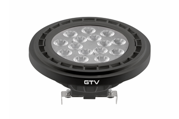 Żarówka LED AR111 czarna 12,5W 3000K 1100lm 40ST G53 12VDC LD-AR111WW13W40-10