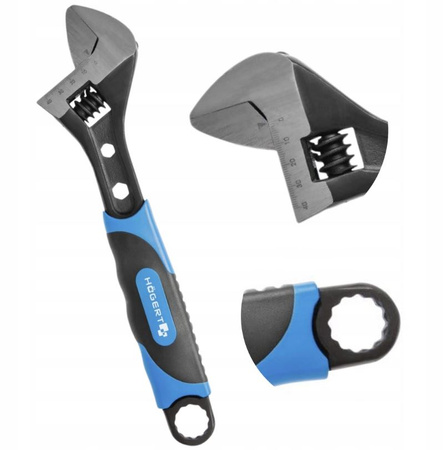 Klucz nastawny 12mm rękojeść 300mm Hogert HT1P556