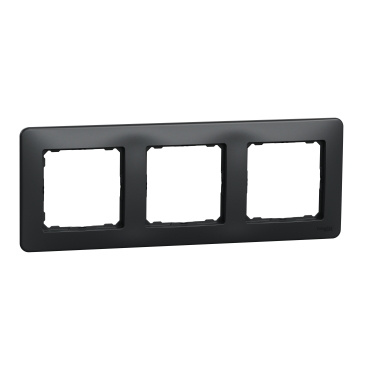 Ramka 3-krotna czarny antracyt Sedna Design SDD314803 Schneider