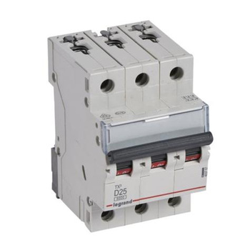 Wyłącznik nadprądowy 3P D 25A TX3 Legrand 403757
