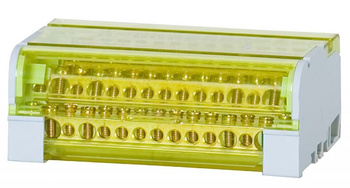Blok rozdzielczy czterobiegunowy 4 x 15-otworów LBR - 415 F-Elektro F2.0045
