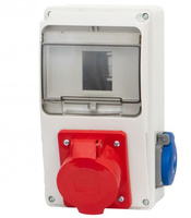 Rozdzielnia zasilająca LAGO 6-mod gniazda 16A 5p 230V F-elektro F3.0275