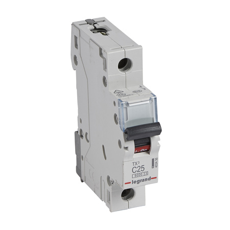 Wyłącznik nadprądowy 1P C 25A TX3 Legrand 403436 