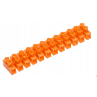 Złączka gwintowana 12 torowa 4mm pomarańczowa LZ-40MM00-00