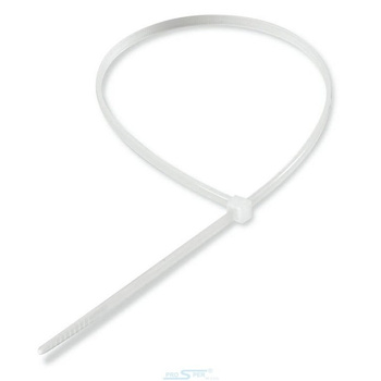 Opaski zaciskowe trytytki 7,6mm x 400mm neutralny mocne CT8X400W Tritix