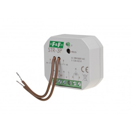 Sterownik rolet montaż do puszki 230V AC F&F STR-3P