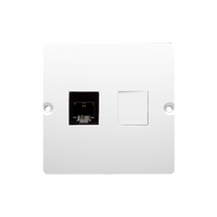 Gniazdo telefoniczne pojedyncze RJ11biały Basic BMTF1.02/11 Kontakt-Simon