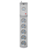 Przedłużacz przeciwprzepięciowy 5-gniazd + 2 x USB 3m szary 10A 2300W Plastrol W-100041