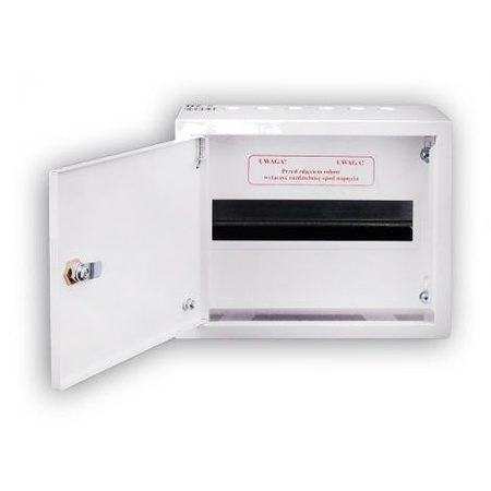 Rozdzielnia modułowa natynkowa biała 1 x 12-mod Kubiak RZ 2NN