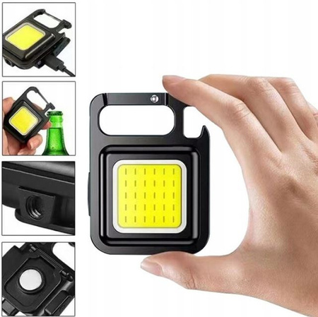 Latarka mini akumulatorowa LED COB 400lm 500mAh 6500K VIRONE LT-17