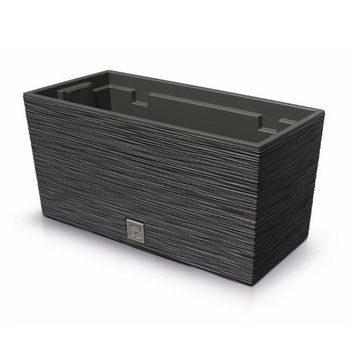 Doniczka z wkładem antracytowa FURU CASE Prosperplast DFC400-S433