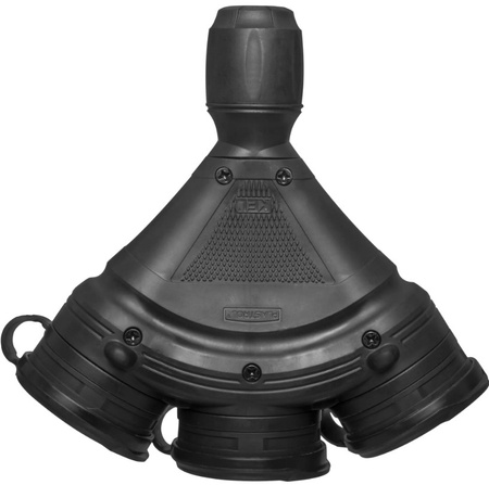 Rozgałęźnik do przedłużacza 3-gniazda z/u czarny 16A 250V IP54 Plastrol W-01158