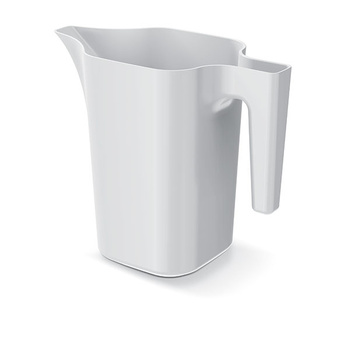 Konewka balkonowa nowoczesna biała 1,8 L Jug Prosperplast IKJ2-S449