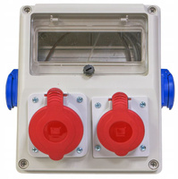 Rozdzielnia budowlana 12-mod 1x16/5 1x32/5 2x230V Pawbol B.1810