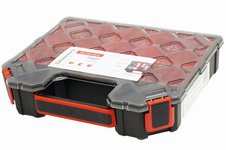 Organizer z pudełkami zamykany TAGER Kistenberg KTGC30256B