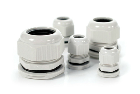 Dławica kablowa z przeciwnakrętką szara PG 48mm IP68 TRYTYT