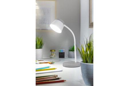 Lampka biurkowa szara Helin 6W 350lm 4000K 240V GTV LB-HEL6W-15-DEC
