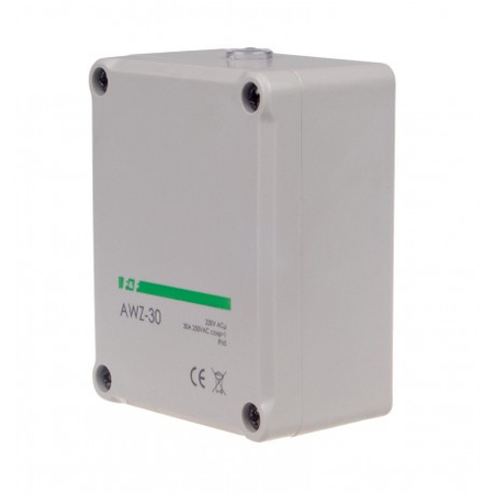 Automat zmierzchowy 30A 230V 2-1000lx obudowa IP65 F&F AWZ-30