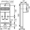 Tablica licznikowa TLR-1F N+PE 10.2 Elektroplast