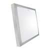 Plafon kwadratowy srebrny ALEX LED D 12W 840lm 4000K IP44 03243 Strühm