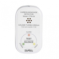 Czujnik tlenku węgla z wbudowaną baterią CTW-04 Zamel GAR10000058
