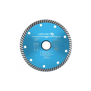 Tarcza diamentowa 115mm turbo super cienka Hogert HT6D711