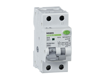 Wyłącznik różnicowoprądowy 2P B 16A 30mA AC Ex9BL-N Noark 107622