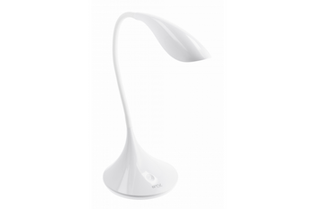 Lampka biurkowa biała Halley 8 W, 500lm.4000K 240V 3-st. ściemniania LB-HAL8W-00-DEC