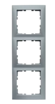 Ramka 3-krotna aluminiowa mat Berker 10139939
