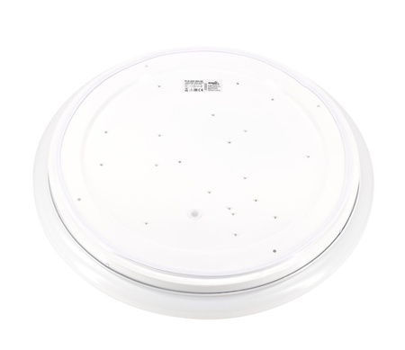 Plafon natynkowy okrągły biały z czujnikiem PLATO 2xE27 IP44 Bemko C37-PLA-285-2E27-MS