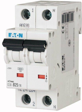 Wyłącznik nadprądowy 2P C 6A CLS6-C6-DP Eaton 270451
