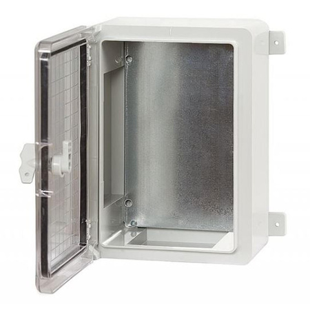 Szafa z tworzywa ABS IP65 szara 500 x 700 x 250 drzwi przeźroczyste F1.0132 F-elektro