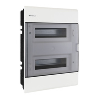 Rozdzielnia podtynkowa modułowa 2 x 12-mod IP40  SRp 2.5