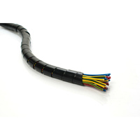 Wąż osłonowy spiralny 4mm czarny GSTB-4 TRYTYT opk=10mb