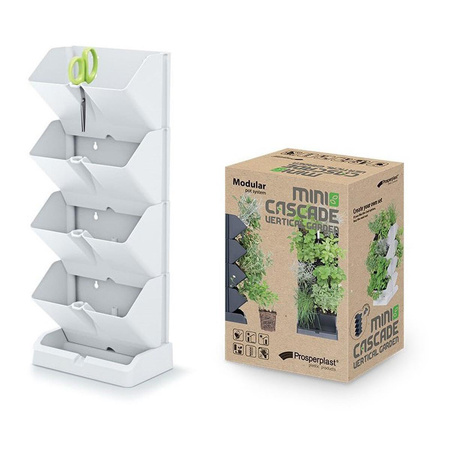 Ogród wertykalny stojący biały MINI CASCADE IO1W200-S449