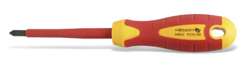Wkrętak krzyżowy izolowany PZ1 80mm 1000V Hogert HT1S941