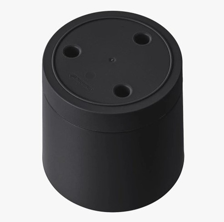 Doniczka z podstawkiem antracytowa TUBO P DPOP200-S433