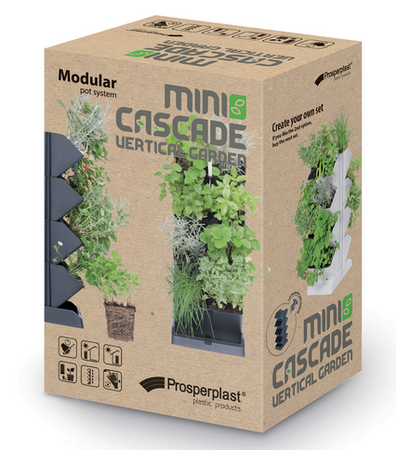 Ogród wertykalny stojący antracytowy MINI CASCADE IO1W200-S433