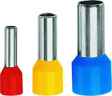 Końcówka tulejkowa izolowana TE 10 12mm ERKO 100szt.