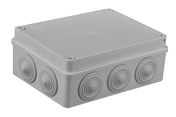 Puszka natynkowa hermetyczna szara IP65 190x140x70 PAWBOL S-BOX 406