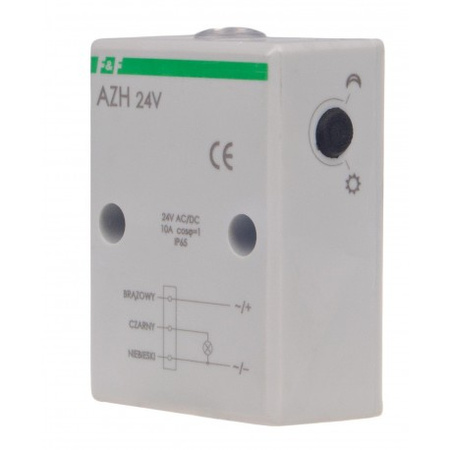 Automat zmierzchowy 24V 2-1000lx obudowa IP65 F&F AZH-24V