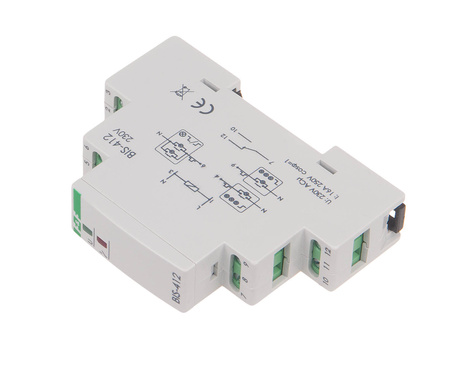 Przekaźnik bistabilny modułowy grupowy 1P 230V F&F BIS-412