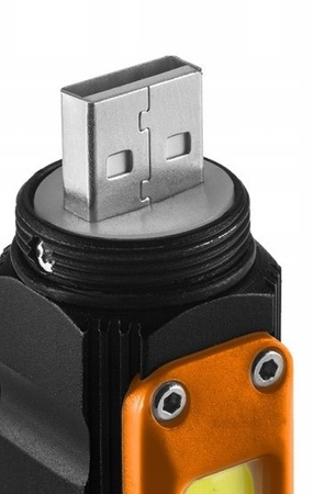 Latarka akumulatorowa LED 300lm 2w1 CREE XPE + COB LED NEO 99-034
