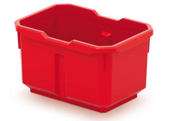 Zestaw 4szt pojemników czerwonych TITAN BOX Kistenberg KTIS16