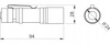 Latarka LED 3W 200lm 6400K 2xAA 250mb IP44czarna na baterie GTV LT-LB3WT4-60