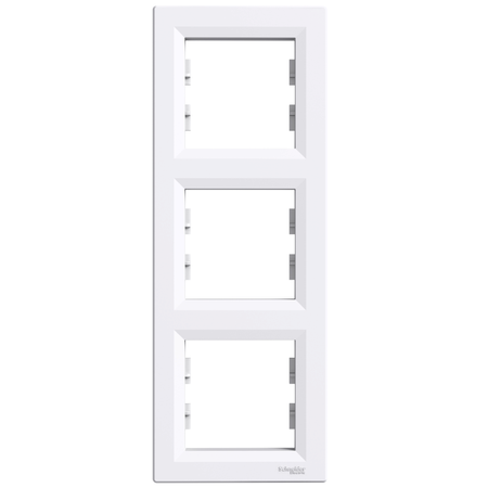 Ramka 3-krotna pionowa biała Asfora EPH5810321 Schneider