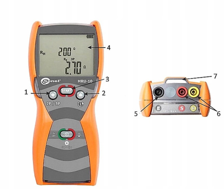 Miernik rezystancji uziemienia MRU-10 SONEL WMPLMRU10