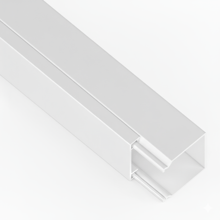 Korytko kablowe białe 25 x 40mm MKE AKS 111303 2mb=1szt