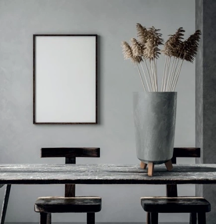 Doniczka na nóżkach beton GRACIA TUBUS SLIM BETON EFFECT DGTL240E-422U